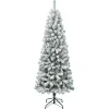 National Tree Company 6 ft. Acacia Medium Flocked Tree