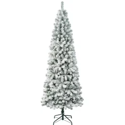 National Tree Company 7.5 ft. Acacia Medium Flocked Tree