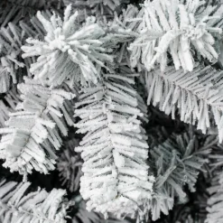 National Tree Company 6 ft. Acacia Pencil Slim Flocked Tree