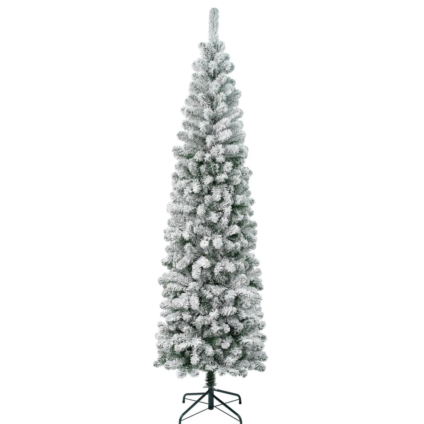 National Tree Company 7.5 ft. Acacia Pencil Slim Flocked Tree