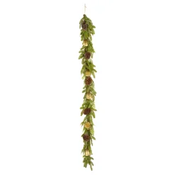 National Tree Company 6 ft. Christmas Bells Pine Garland