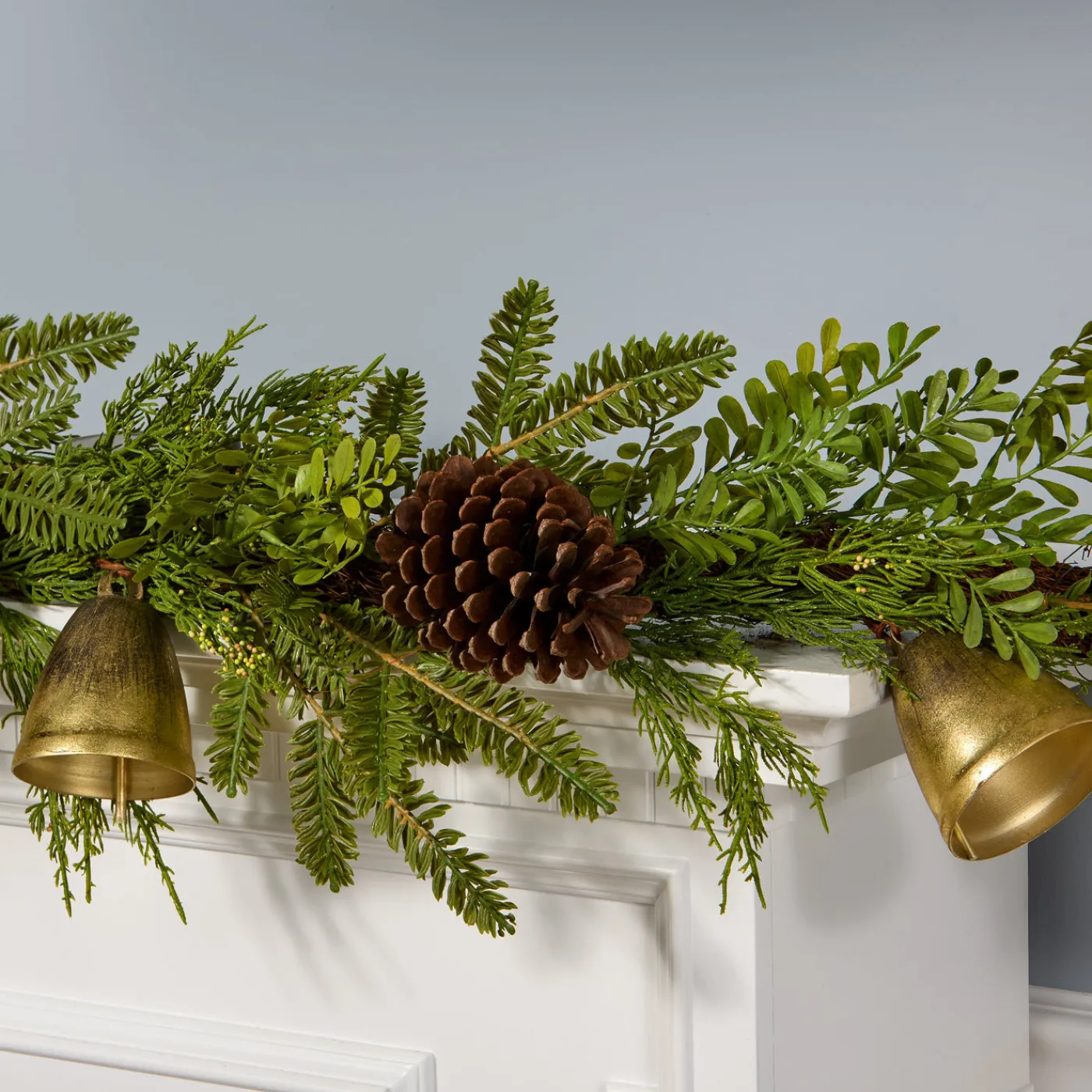 National Tree Company 6 ft. Christmas Bells Pine Garland