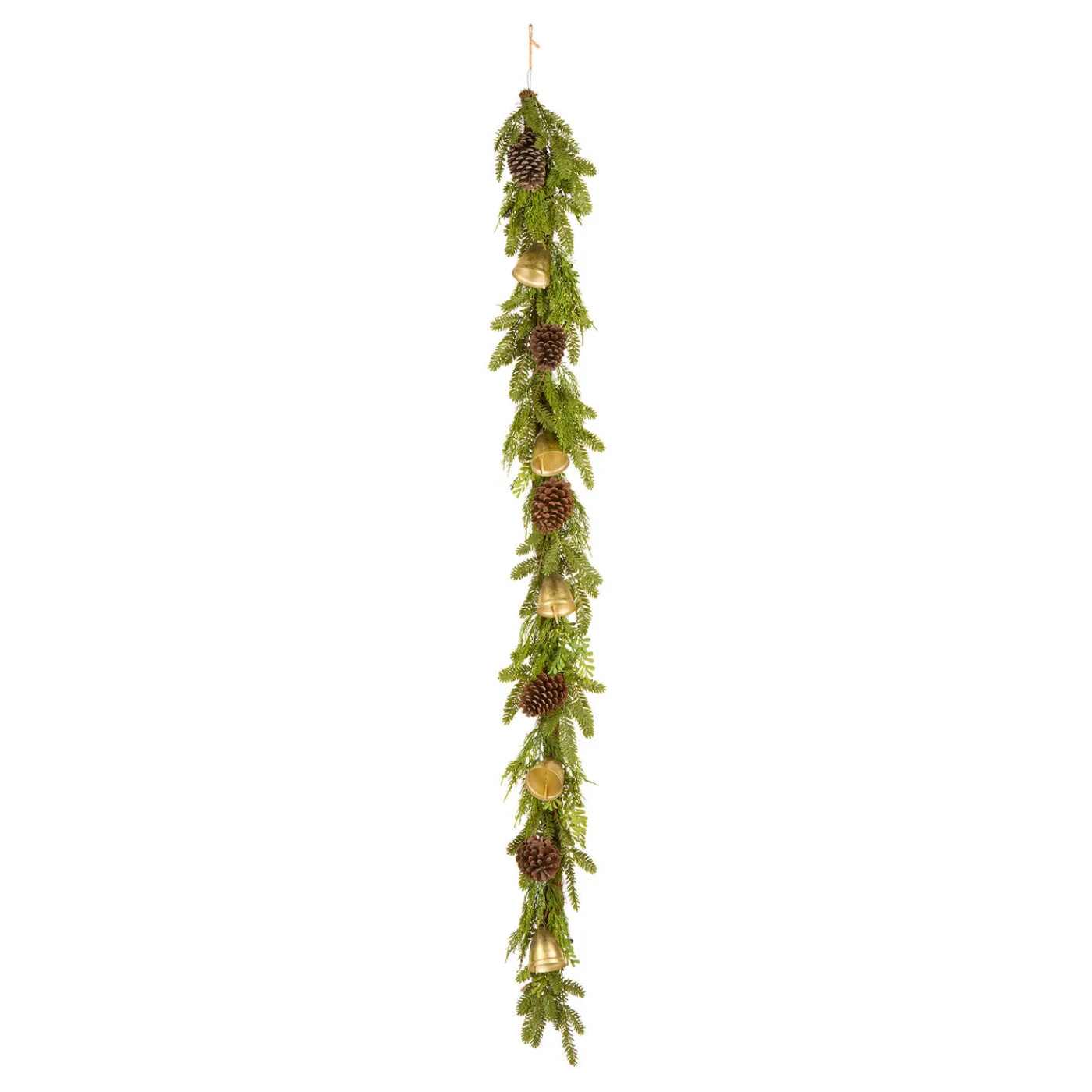 National Tree Company 6 ft. Christmas Bells Pine Garland