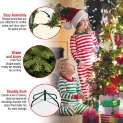 National Tree Company 12 ft. Dunhill Fir Tree