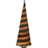 National Tree Company 7.5 ft. Halloween Black and Orange Tinsel Tree