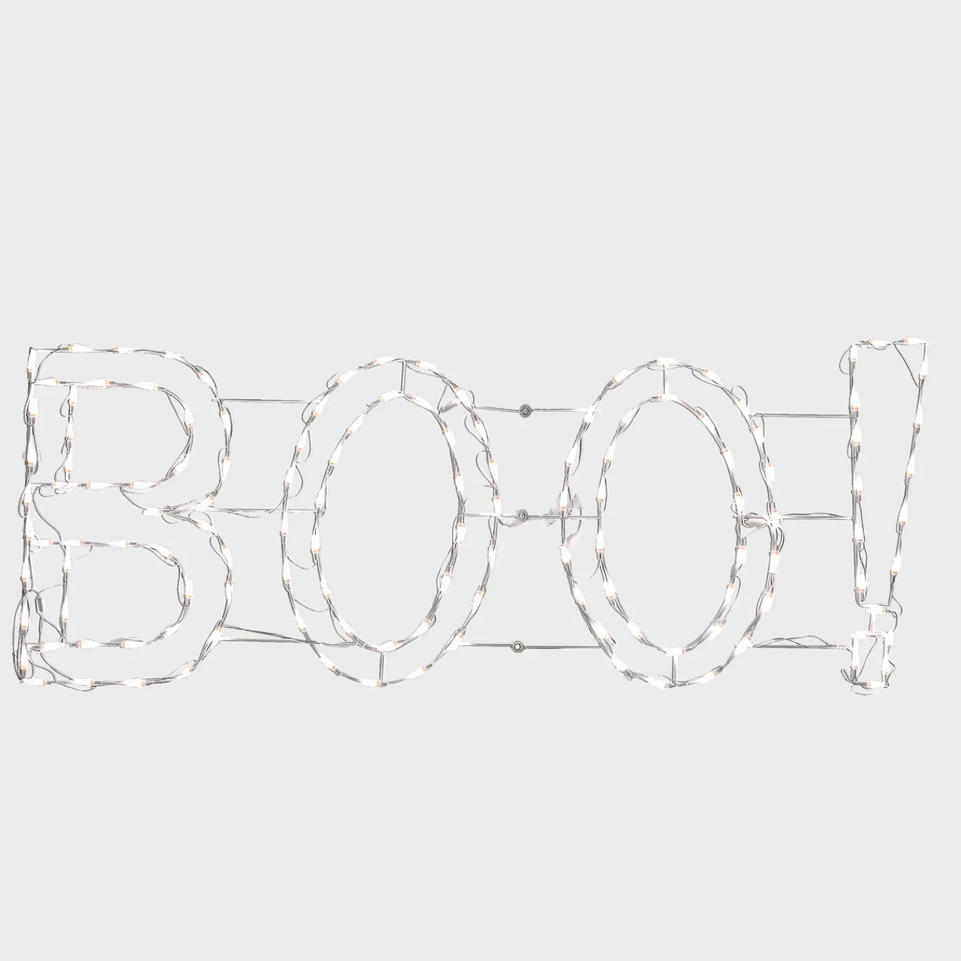 National Tree Company 5 ft. Halloween BOO Sign Lighted Sign Decoration with LED Lights