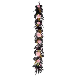 National Tree Company 6 ft. Halloween Cute and Creep Garland with LED Lights