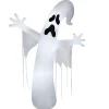 National Tree Company 12 ft. Halloween Giant Ghost Inflatable Decoration with LED Lights