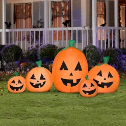 National Tree Company 7 ft. Halloween Pumpkin Patch Airblown Inflatable Decoration