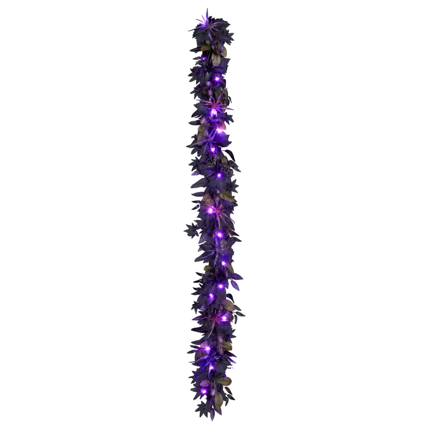 National Tree Company 6 ft. Halloween Scare in the Air Garland and LED Lights