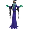 National Tree Company 12 ft. Halloween Witch Inflatable Decoration with LED Lights
