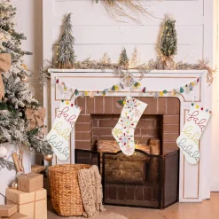 National Tree Company 6 ft. HGTV Home Collection Multicolor Boho Garland