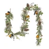 National Tree Company 9 ft. HGTV Home Collection Swiss Chic Garland