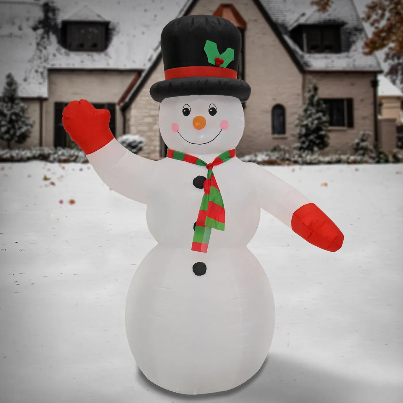 National Tree Company 8 ft. Inflatable Prelit Snowman