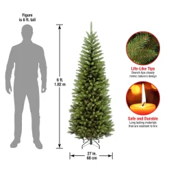National Tree Company 6 ft. Kingswood Fir Pencil Tree
