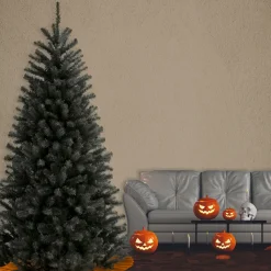 National Tree Company 7.5 ft. North Valley Spruce Black Tree