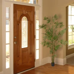 National Tree Company 6 ft. Potted Japanese Bamboo Tree