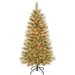 National Tree Company 4.5 ft. Pre-Lit Arcadia Pine Cashmere Tree with Clear Lights