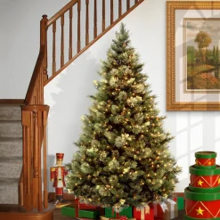 National Tree Company 7 ft. Pre-Lit Carolina Pine Tree with Clear Lights