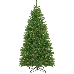 National Tree Company 7.5 ft. Pre-Lit Chesterfield Spruce Tree with Clear Lights