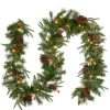 National Tree Company 9 ft. Pre-Lit Colonial Fir Garland with Clear Lights