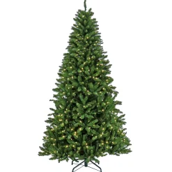 National Tree Company 7.5 ft. Pre-Lit Crater Spruce Tree with LED Lights