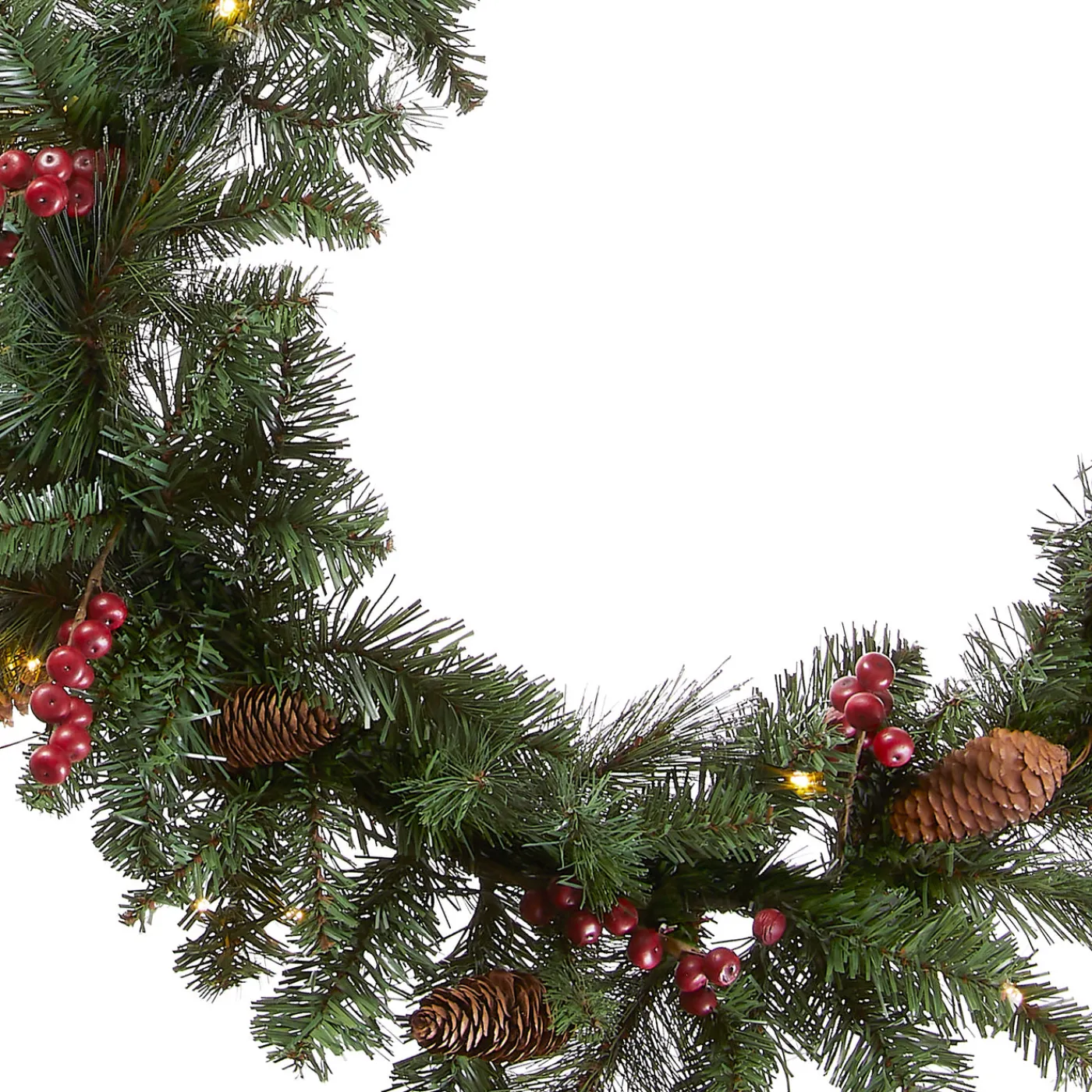 National Tree Company 9 ft. Pre-Lit Crestwood Spruce Garland with LED Lights
