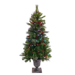 National Tree Company 4 ft. Pre-Lit Crestwood Spruce Tree with Twinkly LED Lights