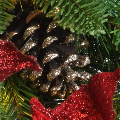 National Tree Company 9 ft. Pre-Lit Decorative Collection Garland with Clear Lights