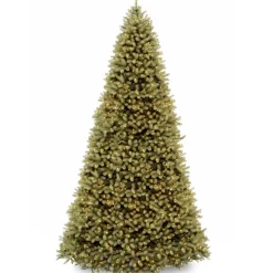 National Tree Company 12 ft. Pre-Lit Downswept Douglas Fir Tree with Clear Lights