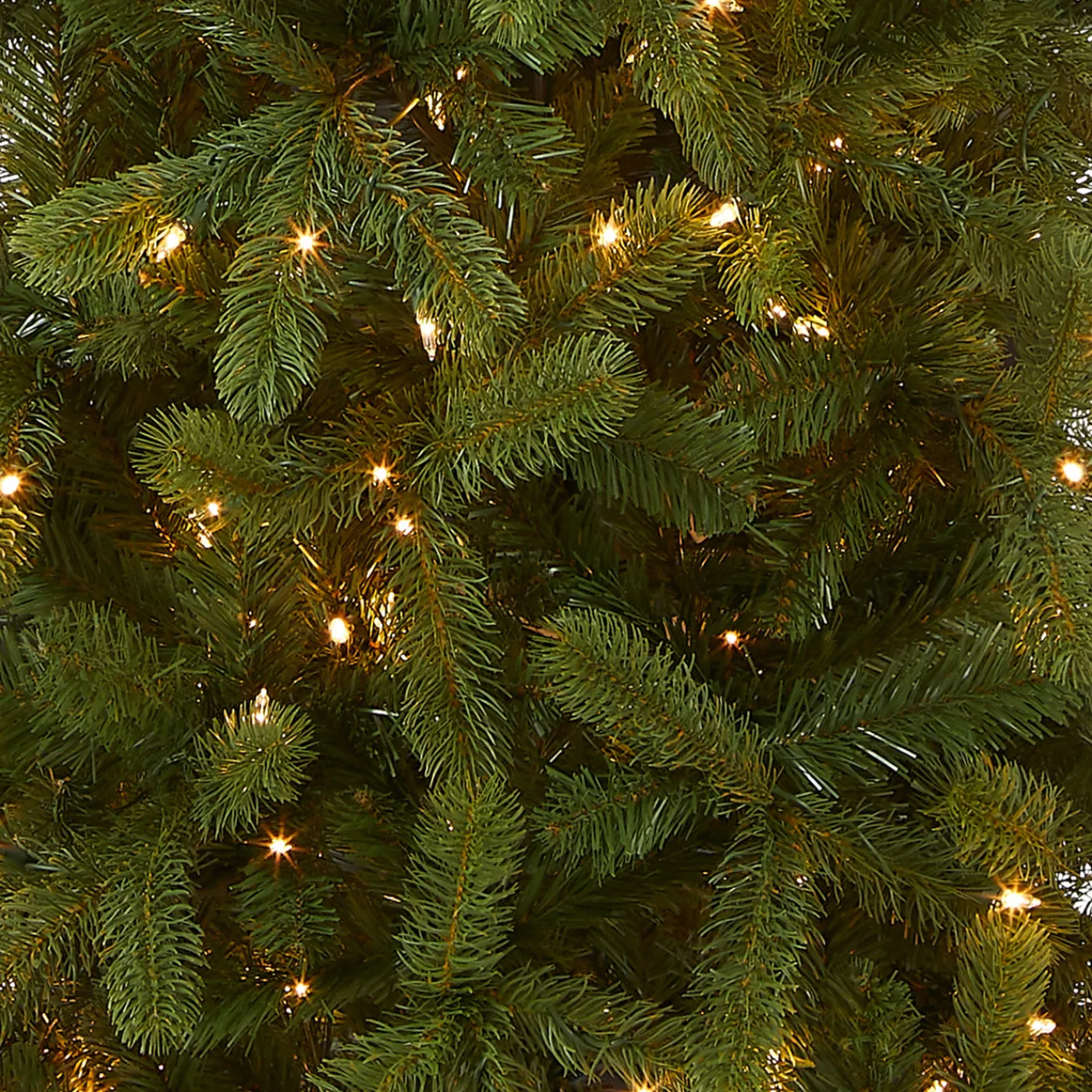 National Tree Company 9 ft. Pre-Lit Downswept Douglas Fir Pencil Slim Tree with Clear Lights