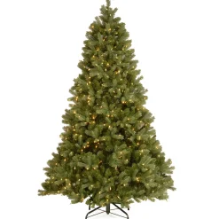National Tree Company 7.5 ft. Pre-Lit Downswept Douglas Fir Tree with 750 Clear Lights & 1867 Branch Tips