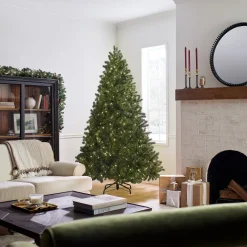 National Tree Company 7.5 ft. Pre-Lit Downswept Douglas Fir Tree with 750 Dual Color LED Lights