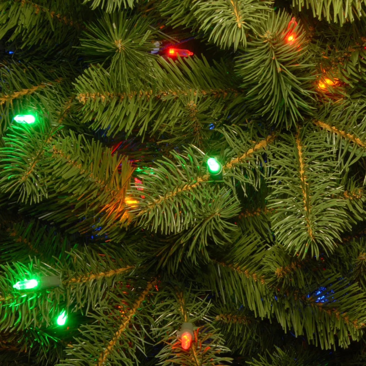 National Tree Company 12 ft. Pre-Lit Downswept Douglas Fir Pencil Slim Tree with Dual Color LED Lights