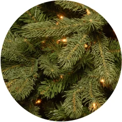 National Tree Company 4.5 ft. Pre-Lit Downswept Douglas Fir Tree with Clear Lights