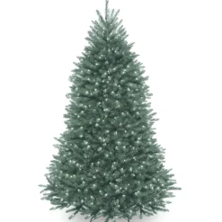 National Tree Company 7 ft. Pre-Lit Dunhill Blue Fir Tree with Clear Lights