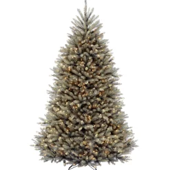 National Tree Company 7.5 ft. Pre-Lit Dunhill Fir Blue Tree with Clear Lights