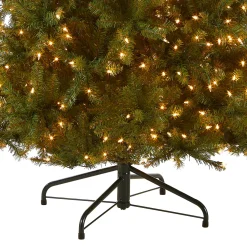 National Tree Company 7.5 ft. Pre-Lit Dunhill Fir Slim Tree with Clear Lights