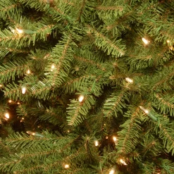 National Tree Company 9 ft. Pre-Lit Dunhill Fir Slim Tree with Clear Lights