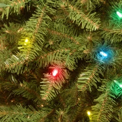 National Tree Company 7.5 ft. Pre-Lit Dunhill Fir Tree with Multicolor Lights