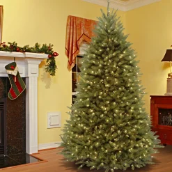 National Tree Company 7.5 ft. Pre-Lit Dunhill Fir Tree with PowerConnect Clear Lights