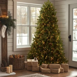 National Tree Company 7 ft. Pre-Lit Dunhill Fir Tree with Clear Lights