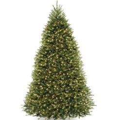 National Tree Company 9 ft. Pre-Lit Dunhill Fir Tree with PowerConnect Clear Lights