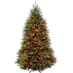 National Tree Company 7.5 ft. Pre-Lit Dunhill Fir Tree with Dual Color LED Lights