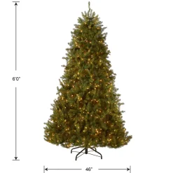 National Tree Company 6 ft. Pre-Lit Dunhill Fir Tree with Clear Lights