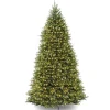 National Tree Company 12 ft. Pre-Lit Dunhill Fir Tree with PowerConnect Dual Color LED Lights