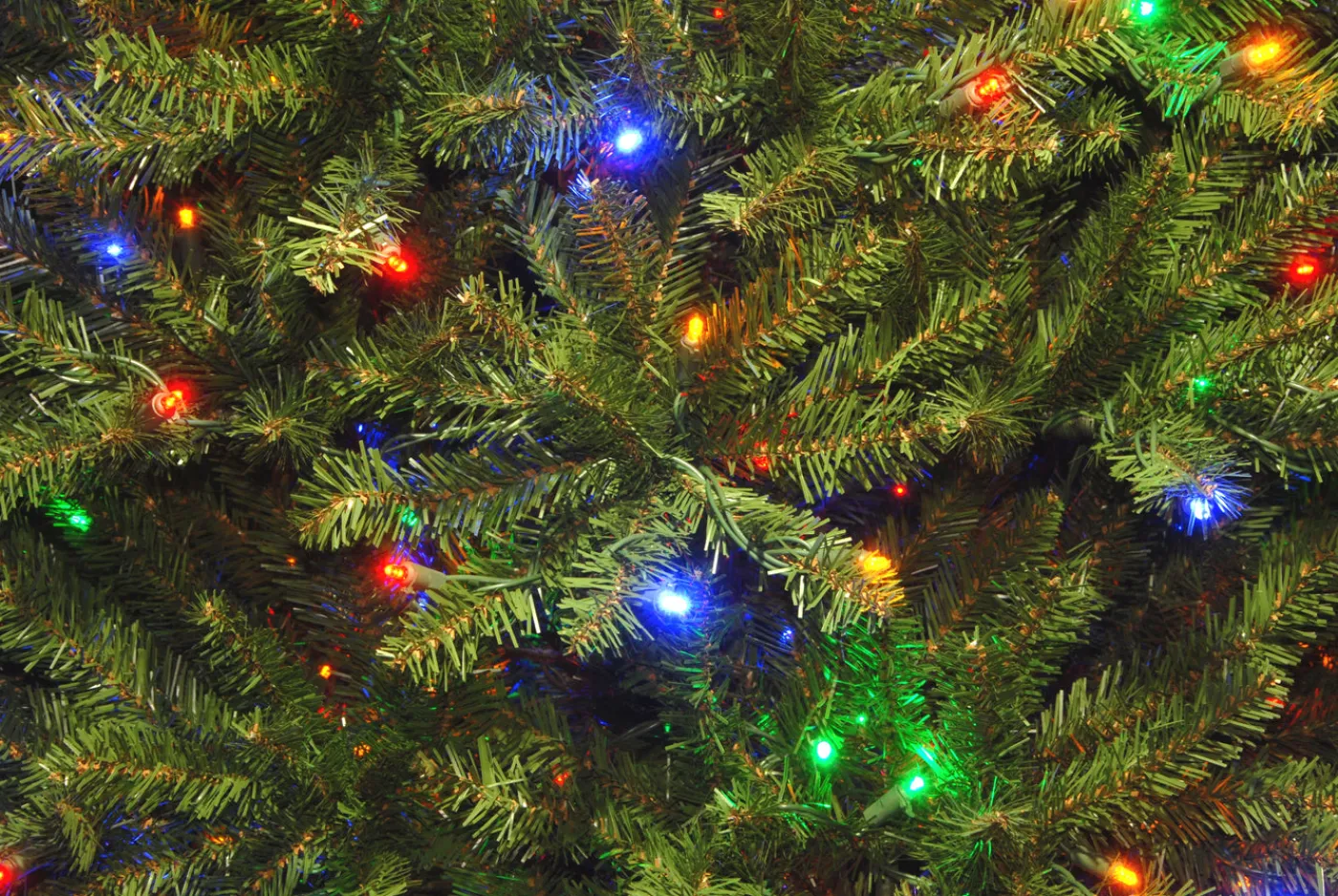 National Tree Company 12 ft. Pre-Lit Dunhill Fir Tree with PowerConnect Dual Color LED Lights
