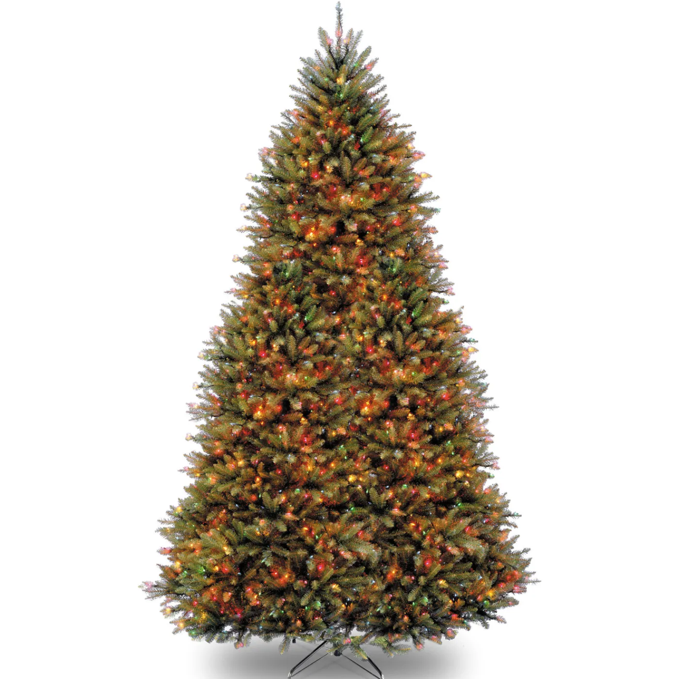 National Tree Company 12 ft. Pre-Lit Dunhill Fir Tree with PowerConnect Dual Color LED Lights