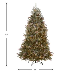 National Tree Company 7 ft. Pre-Lit Dunhill Fir Tree with 700 Clear Lights