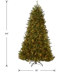 National Tree Company 6.5 ft. Pre-Lit Dunhill Fir Tree with Clear Lights